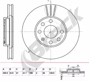 Тормозной диск BRECK купить